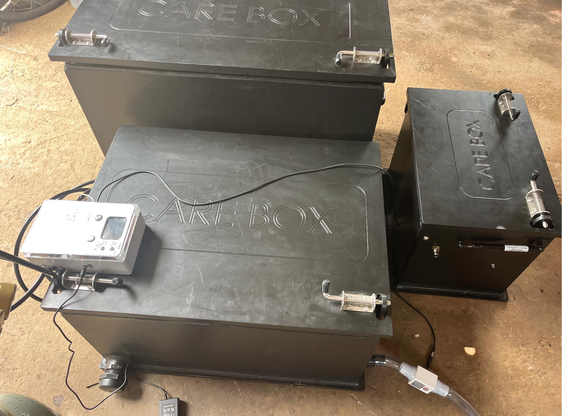 CareBox controlled atmosphere dispatch unit for biosecurity and animal welfare